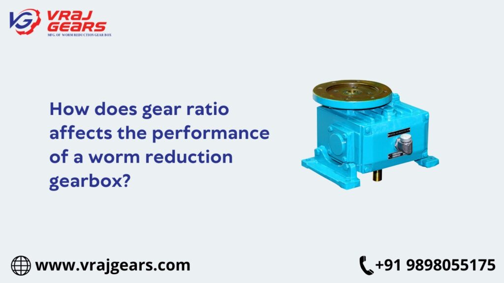 worm reduction gearbox manufacturer